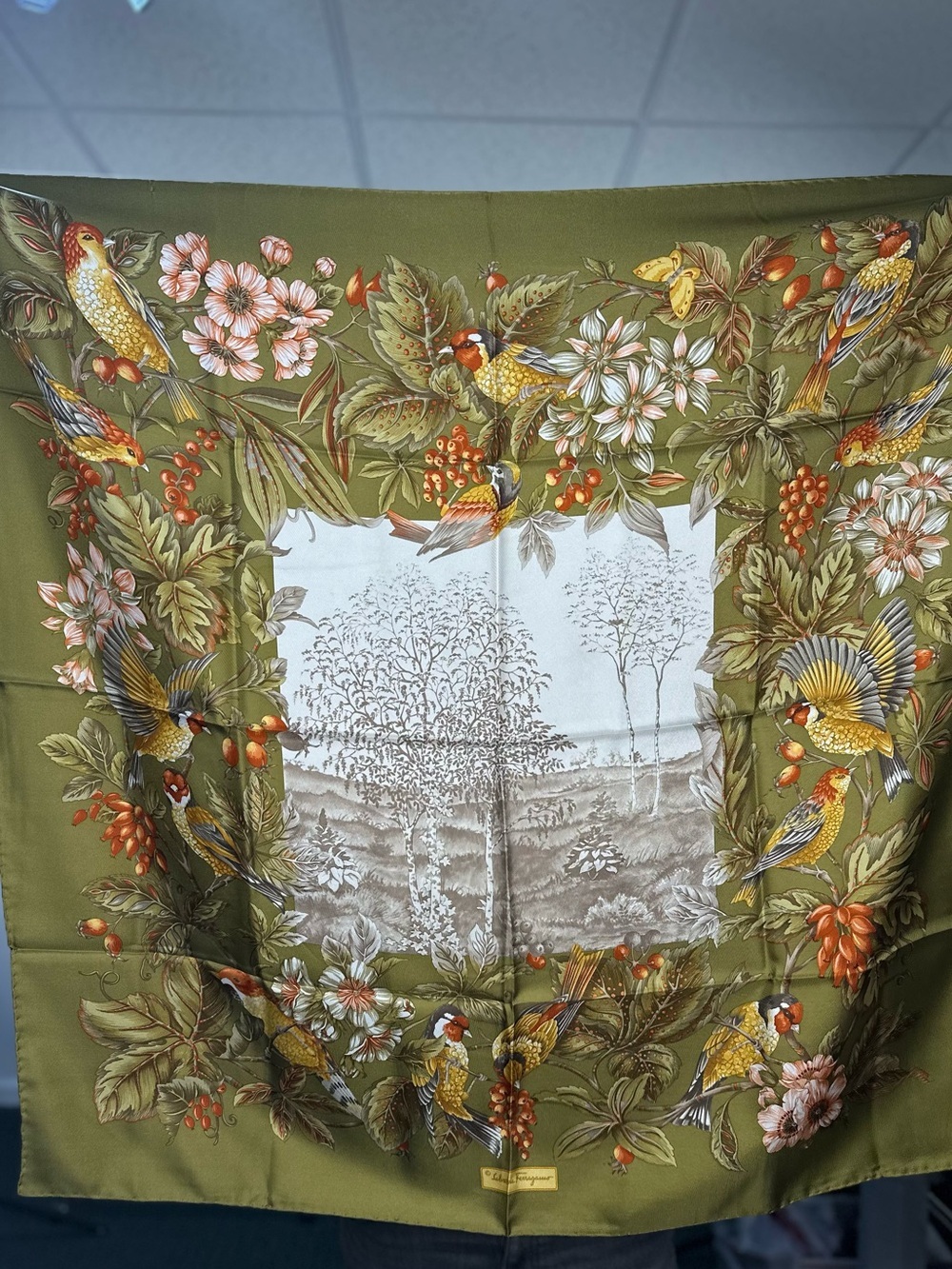 FERRAGAMO SILK SCARF